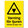Varning för tjuren